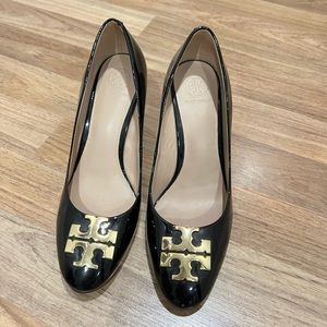 Tory Burch US6.5 Black High heels, really good condition!